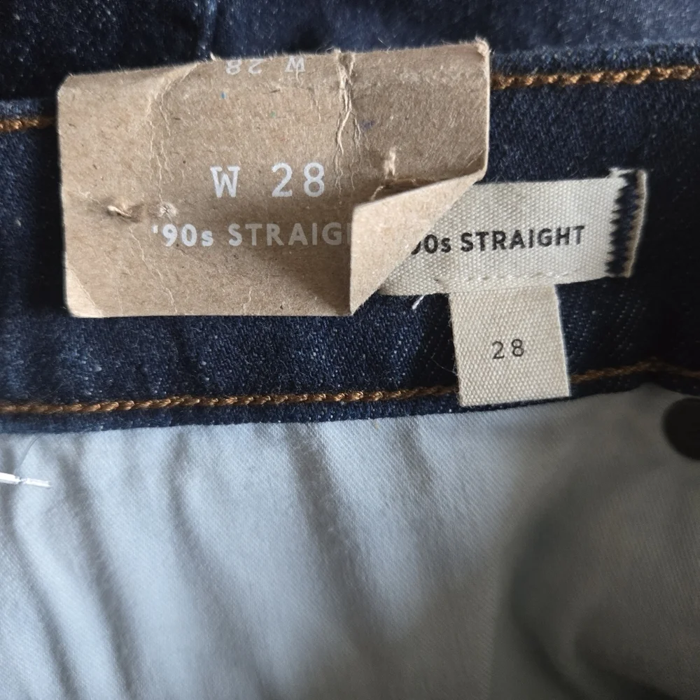 New Madewell The '90s Straight High Rise Norman Wash Jeans Size 28 NWT - Picture 10 of 11